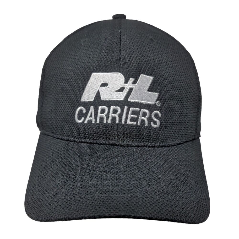 R+L Carriers Racing Men's Slideback Hat Black OSFM #17 Embroidered Logo